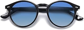 H HELMUT JUST Sunglasses Mens Retro Polarized, Classic Style Round Frame Sunglasses Unisex UV400 Protection Ultra Light for Golf Cycling Sports Fishing Travel