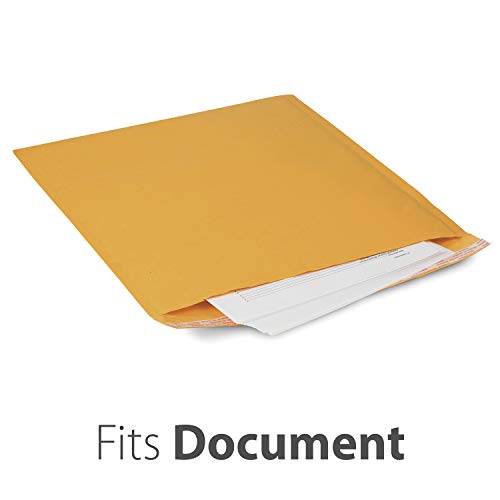 Fosmon — Envelopes acolchoados para livros, revistas, documentos (pacote com 50)