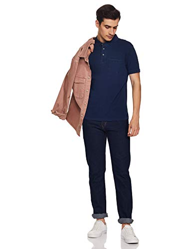 Image of Pepe Jeans Men's Solid Regular fit Polo