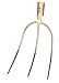 Produktbild Kerbl - Streugabel ohne Stiel 3 Zinken 28 x 21cm - 50105