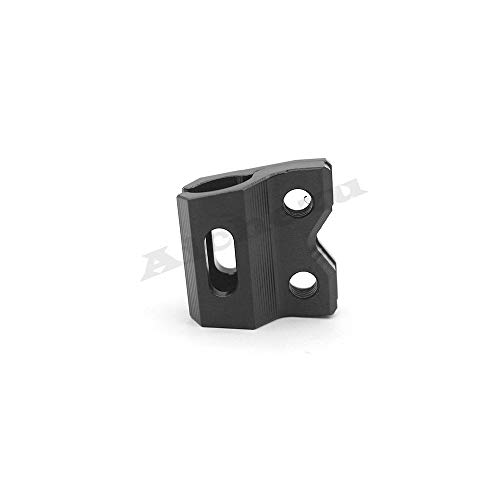 Image of ACZ Front Brake Line Holder Hose Clamp Black, for Yamaha YZ YZF 65 85 125 250 450 2004-2019, for Honda CR CRF 125R 250R /X /RX 450R /X /RX 250L /M