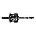 Starrett XA10 Quick-Hitch Arbor with Carbide Tipped Pilot Drill