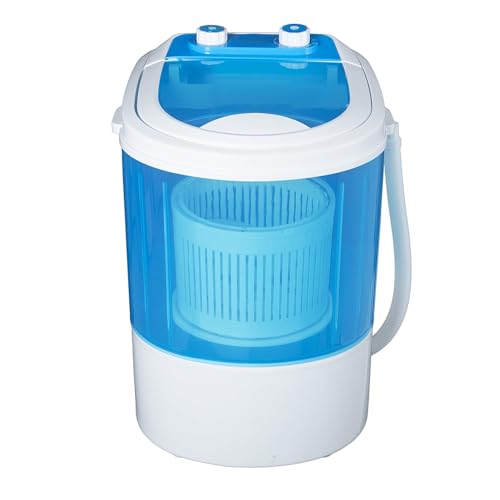 Image of 3 Kg pOrTaBlE MiNi tOp lOaDiNg wAsHiNg mAcHiNe, FoLdAbLe bUcKeT WaShEr wItH MoDeS, sInGlE PeRsOn uSe mObIlE WaShInG & SpIn dRy fOr bAbY ClOtHeS, tRaVeL, lIgHtWeIgHt