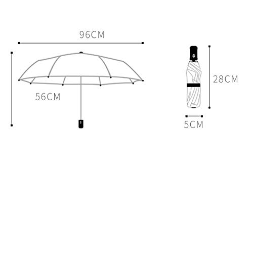 Preisvergleich Produktbild mnbvrtdd Regenschirm Umbrella Vollautomatischer Regenschirm Für Frauen Regen- Und Regenschirm Mit Doppeltem Verwendungszweck Sonnenschutz Uv-Schutz Mädchen Herz In Großem Sonnenschirm A532