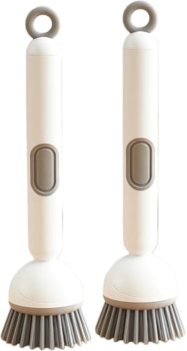 EVREFIN ���@�\�H��􂢃u���V�A�V���N�p���u���V�A�����W�t�[�h�N���[�i�[�A�j�����p�B360°��]�n���h���t���B���������Ő��t���o�Ă���̂ŁA�R�[�e�B���O�������܂���BPET�N���[�j���O�w�b�h�œO����B�T�C�Y�F27×6×6cm�A2�p�b�N�B (