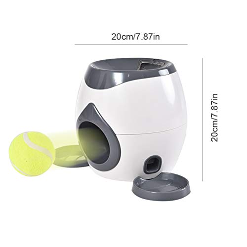 SHARRA Interaktives Ballwurfmaschine Wurfgerät Trainingshaustier Automatischer Ballwerfer mit 2 Tennisbälle Ballwurfmaschine Spielzeug Hunde Haustier