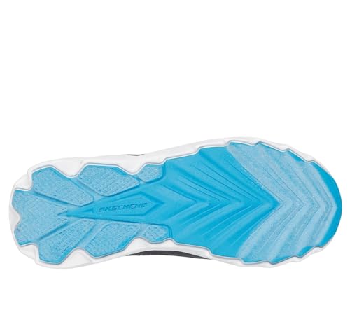 Image of Skechers Boys' Skechers Elite Sport Tread Trainers, Sports Shoes, Gray Synthetic Textile Blue Trim, 2 UK