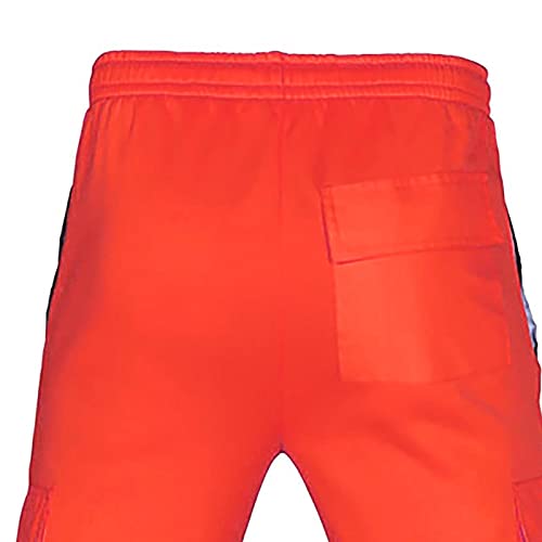 WENKOMG1 Men's Cargo Pants, Hi Vis Reflective Safety Construction Farming Work Athletic Joggers Sweatpant, S-4XL4