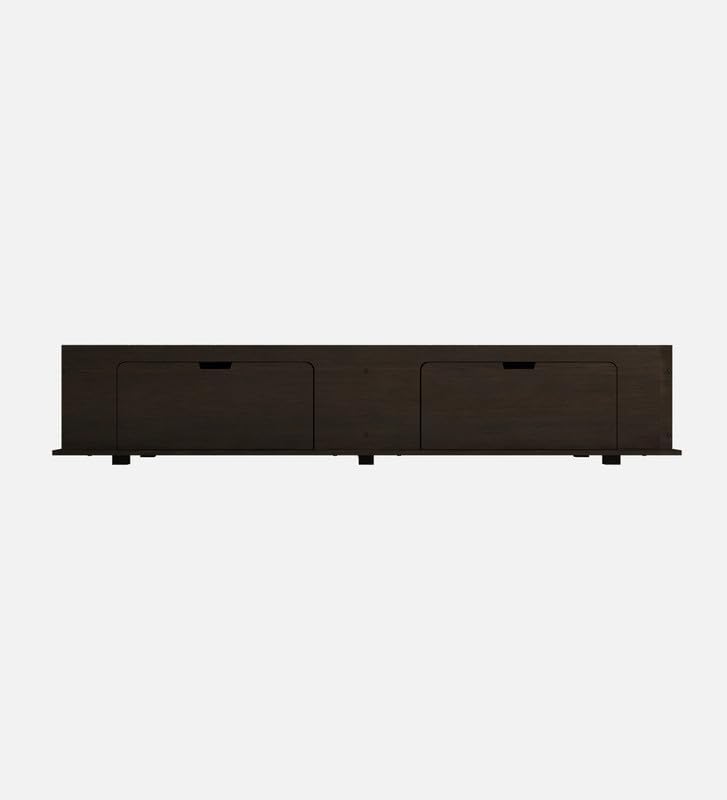 Image of Gusto Multipurpose Diwan Single Bed with Storage | Engineered Wood Box Bed | Dark Wenge Finish | Space-Saving & Sturdy | Easy Knock-Down Assembly