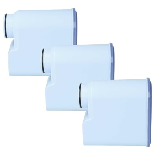 vhbw 3x filtro dell'acqua compatibile con Saeco PicoBaristo SM5470/10, SM5460/10 macchina da caffè automatica, macchinetta per espresso - azzurro