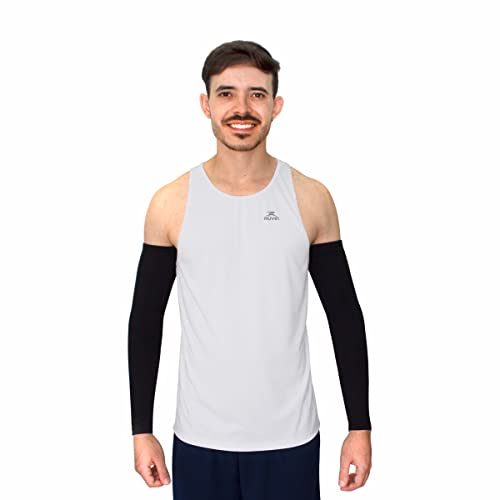 Manguito Longo Elástico Basic Muvin – Par – Mangote – Proteção Solar - FPS UV50+ - Refletivo - Tecid