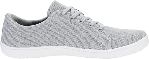 Whitin Women's Minimalist Barefoot Fashion Sneakers Zero Drop Size 7.5 Wide Width Toe Box Arch Support Comfortable Gym Tennis Flats Walking Fitness Running Ladies Skate Bowling Shoes Light Grey 38 #TOP5