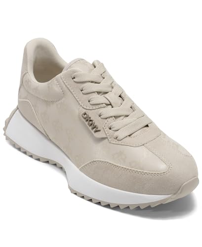 DKNY Damen Naples - Lace Up Sneaker Bone 39 EU