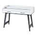 Produktbild Stella Trading INNO4HOME Schreibtisch mit Schubladen, Weiß matt - Moderner Bürotisch Computertisch fürs Homeoffice mit ausziehbarer Tischplatte - 120 x 84 x 50 cm (B/H/T)