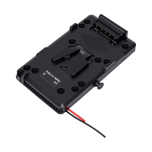 Placa fuente de alimentación V Mount para cámara y luces LED con conector D Tap de ABS 7