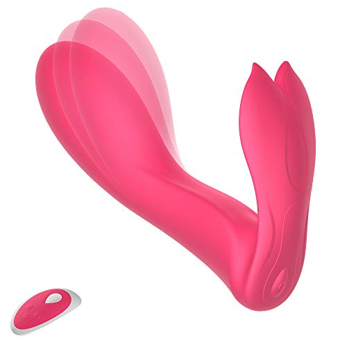 LC Dual End Ráº¡bbá»‹t Ãá»‹ldÇ’ Vibráº¡tá»r Massager with USB Rechargeable Battery Wá»máº¹n Cá»upláº¹ Wireless Mini Mute Waterproof áº¡dult Tá»ys Massager Relieve Pain in Muscle Tissue (Pink)