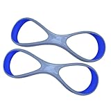 Unterarm Fulcrum Fin Schwimm-Trainingshilfe, Korrektur-Ellenbogenstütze für Freestyle-Rückenschwimm-Schmetterling, professionelles Schwimmtechnik-Werkzeug mit bequemem PP-TPE-Material (Paar), Graublau