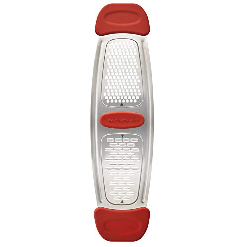 Rachael Ray Multi Stainless Steel Grater, Red Small