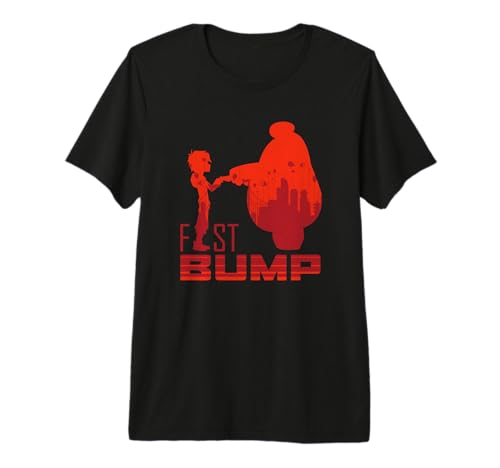 T-shirt Disney Big Hero 6 Hiro et Baymax haut premium à col rond