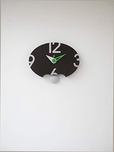 PROGETTI Orologio da Parete 4X33X27cm Point Wengè