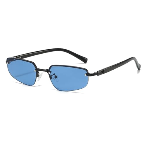 Lunettes de soleil tendance anti-éblouissement monture métal mixte