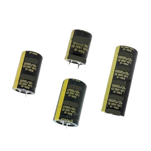 Condensateur électrolytique audio 25V résolvant les baisses de tension des circuits de puissance