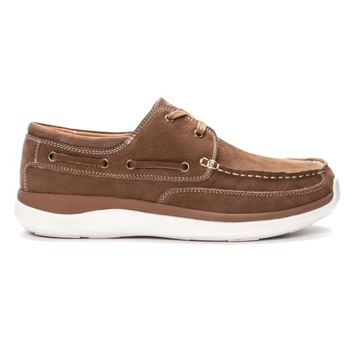 Propet Mens Pomeroy Boat Casual Shoes - Brown2