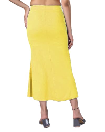 Image of LADLA FASHION] Women's Saree Shapewear - Mermaid Cut Saree Shaper Petticoat with Side Slit,
