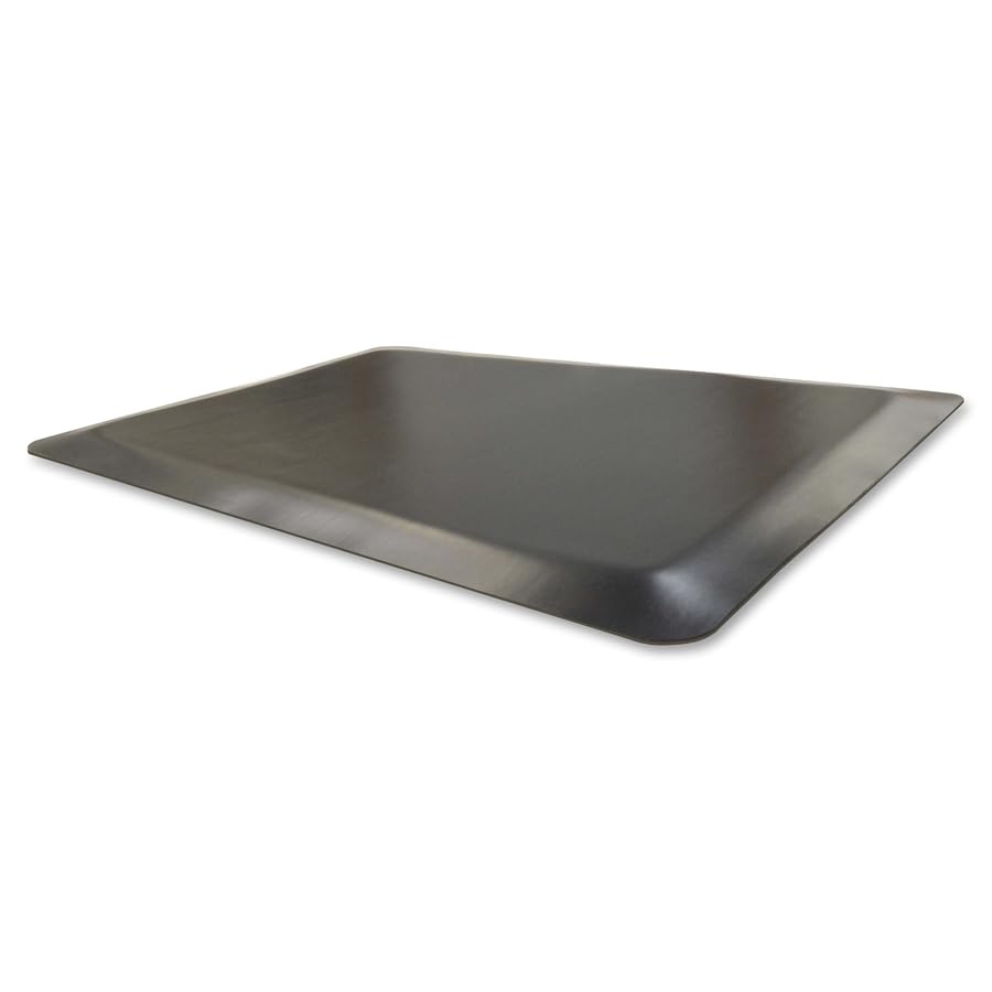 Miniatura 4 de Tapete para piso de caucho antifatiga, para interiores, calidad superior, Negro, 1