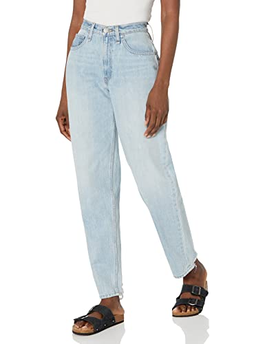 Jeans femme coupe droite fuselée Hudson James en denim bleu confortable