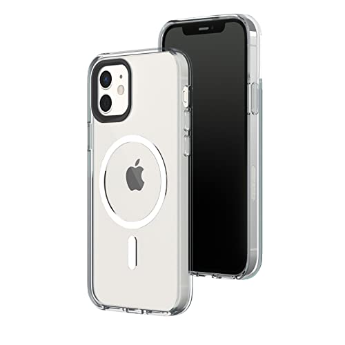 Coque RhinoShield Clear iPhone 12 / 12 Pro compatible MagSafe avec contour noir