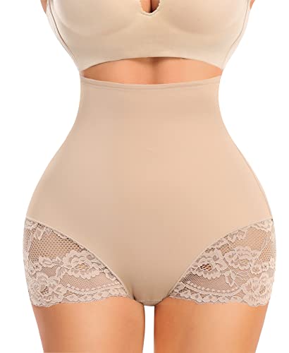 Image of Werena High Waisted Tummy Control Shapewear Panties for Women Body Shaper Underwear