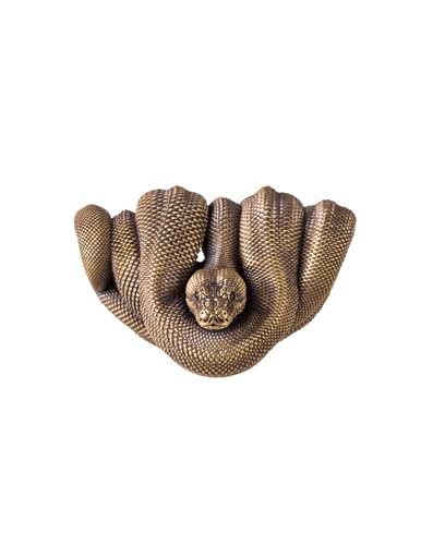 COPPERTIST.WU Emerald Tree Boa Pendant, Snake Gothic Necklace, Unique Fantasy Gift Jewelry Charm Accessories for Men/Women