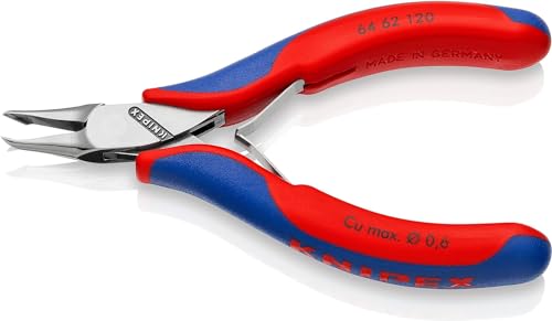 KNIPEX Elektronik-Vornschneider mit Mehrkomponenten-Hüllen 120 mm, 64 62 120