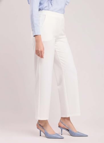 Image of KOTTY Women's Elegant Straight Fit Pants for Office Wear, Workwear Styling, and Modern Casual Comfort