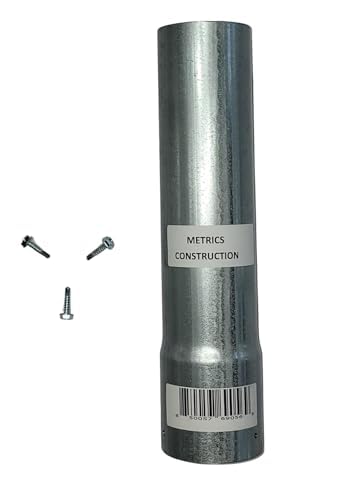 Fence Post Extender. Choose Color: Silver, Black, Green. Choose Size: Diameter 1-5/8", 1-7/8", 2-3/8", and Length (Rise) 6 inches up to 36 inches. Also Customized