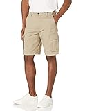  Amazon Essentials Classic-fit Cargo Shorts, Dark Khaki, 32W