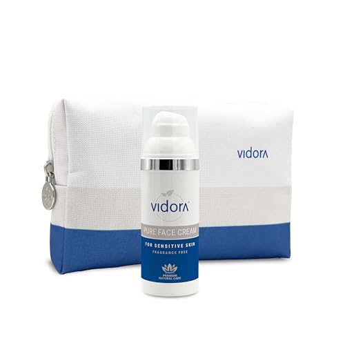 Pure Face Cream, Natural Care with Hyaluronic Acid & Vitamin E for Sensitive Facial Skin, 100% Fragrance-Free, pH 5.5, Moisturising & Fast Absorbing