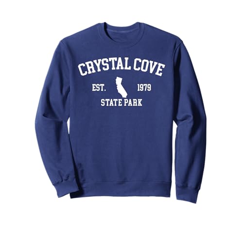 Retro Crystal Cove State Park Hiking California Est 1979 Sweatshirt