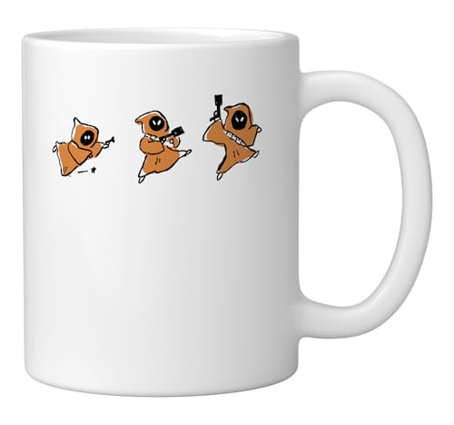 Star Wars Jawas Taza de Cerámica Blanca 11oz miniatura 2