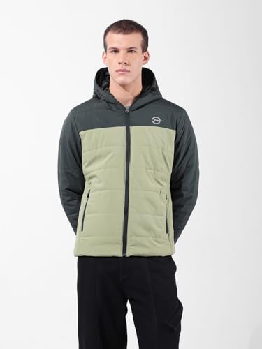 Image of The Indian Garage Co Men Slim Fit Solid Jacket