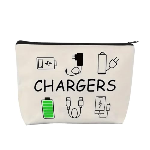 Travel Cable Organizer Bag, Waterproof Charger Bag for Electronics Accessories, Portable Charging Cable Storage Pouch for Backpack, All-in-One Gadget Organizer for Women and Men, Perfect for Travel