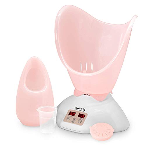 MIEVIDA Steam Inhaler Vaporizer & Facial Steamer With Timer & Temperature Control System(Pink)