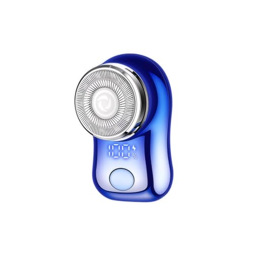 Mini Electric Shaver, Portable Powerful Storm Razor for Men Women, USB C Rechargeable, Battery Power Display, Lightweight Razor for Travel Office Business Trip