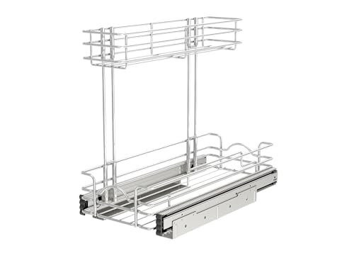 Rev-A-Shelf Two-Tier Undersink Steel Wire Pullout Organizer