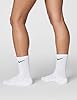 Nike Mens Everyday Cushioned Socks, White/(black), M EU #4