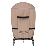 ULTCOVER Kamado Joe Grillabdeckung für den Außenbereich, wasserdicht, für 45,7 cm große grüne Eier-Char-Griller, Char-Broil und andere runde Smoker, Größe bis zu 76,2 cm Durchmesser x 114,3 cm Höhe