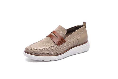 Image of DECARSDZ Mens Casual Loafers Shoes Walking Sneakers Mesh Business Oxfords Work Lightweight Shoes Lightweight Slip-on Shoes