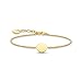 Produktbild THOMAS SABO Damen Armband Gold Coin gravierbar 925 Sterlingsilber A2043-413-39-L19v