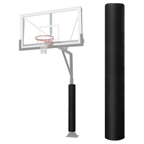Heavy Duty Basketball Pole Pads, Fits 3" x 3", 3.5"x 3.5", 4" x 4" Round Size Poles, 2" Thick 72" Tall All-Weather Pad(3 Sides Parcels) Cover